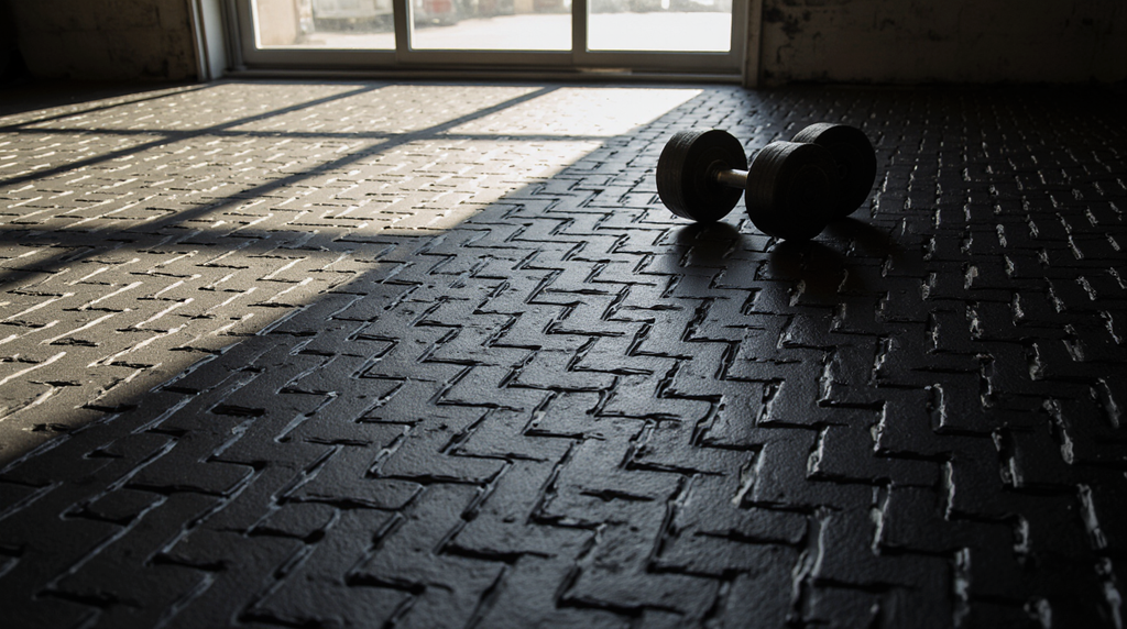 Heavy-Duty Rubber Floor Tiles (Interlocking)