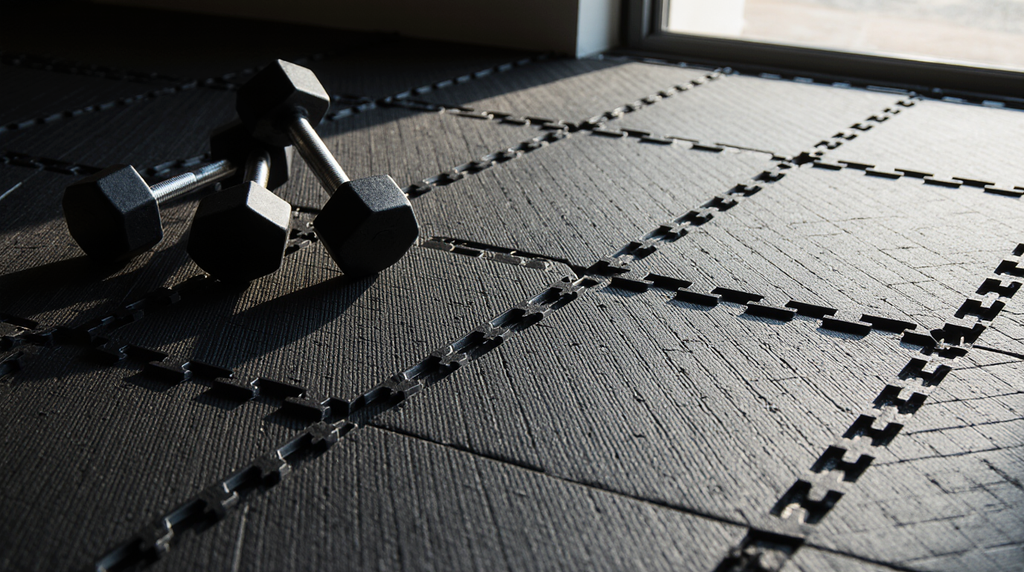 Heavy-Duty Rubber Floor Tiles (Interlocking)