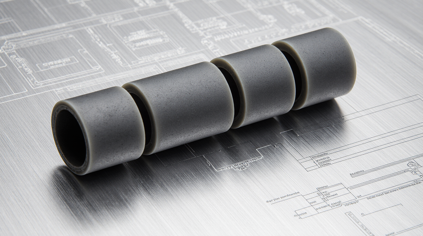 CNC-Machined Polyurethane Rollers