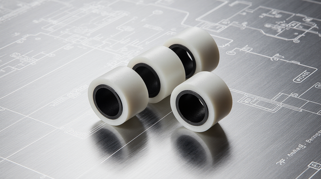 CNC-Machined Polyurethane Rollers