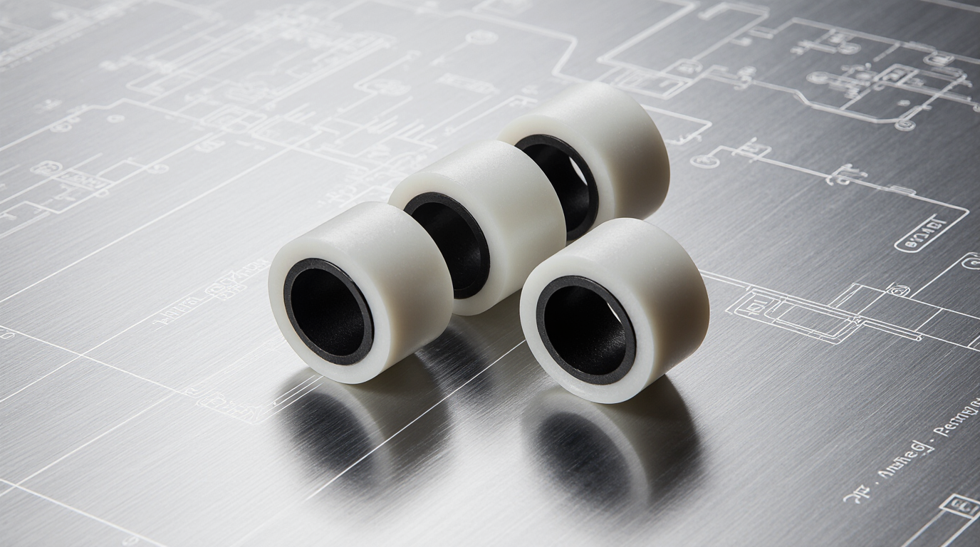 CNC-Machined Polyurethane Rollers